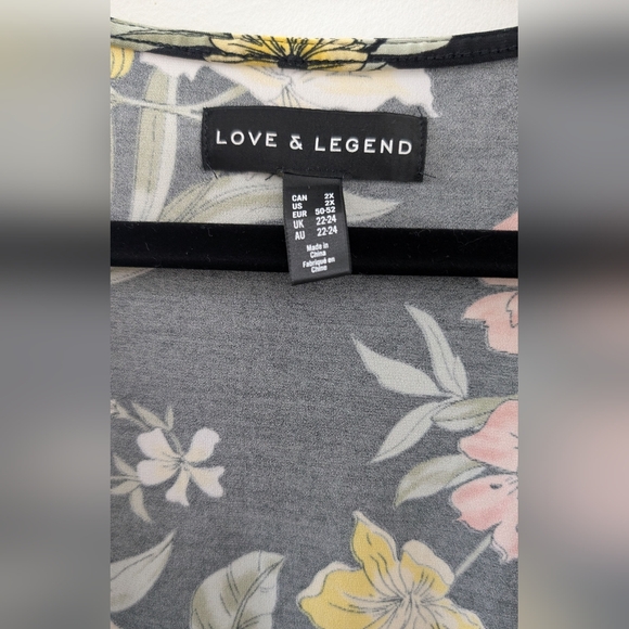 Floral Wrap Blouse - Picture 2 of 4